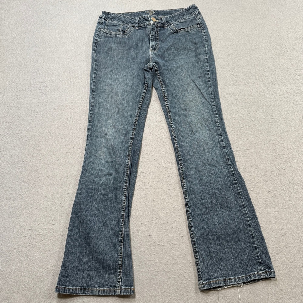 Riders By Lee Jeans Womens 12/32 Blue Medium Wash Bootcut Denim Relaxed Mid Rise